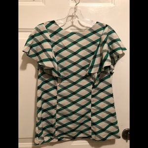 Banana Republic Womens Business ruffle sleeve top